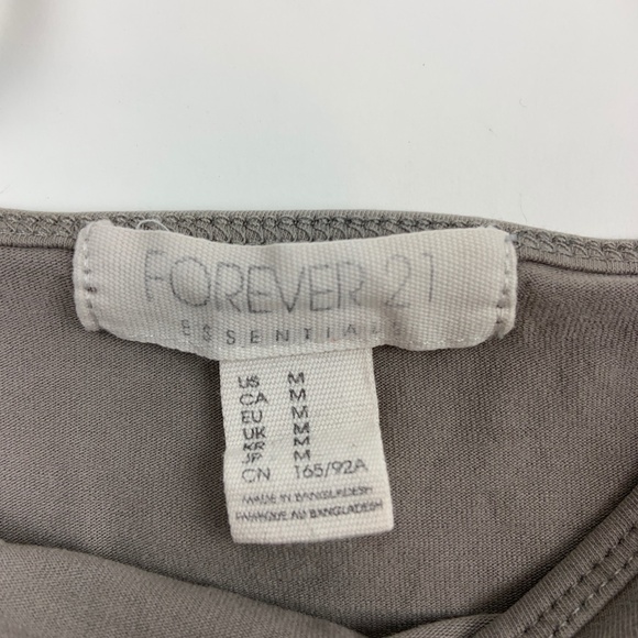 Forever 21 Womens Tank Top Gray Medium - Picture 2 of 6